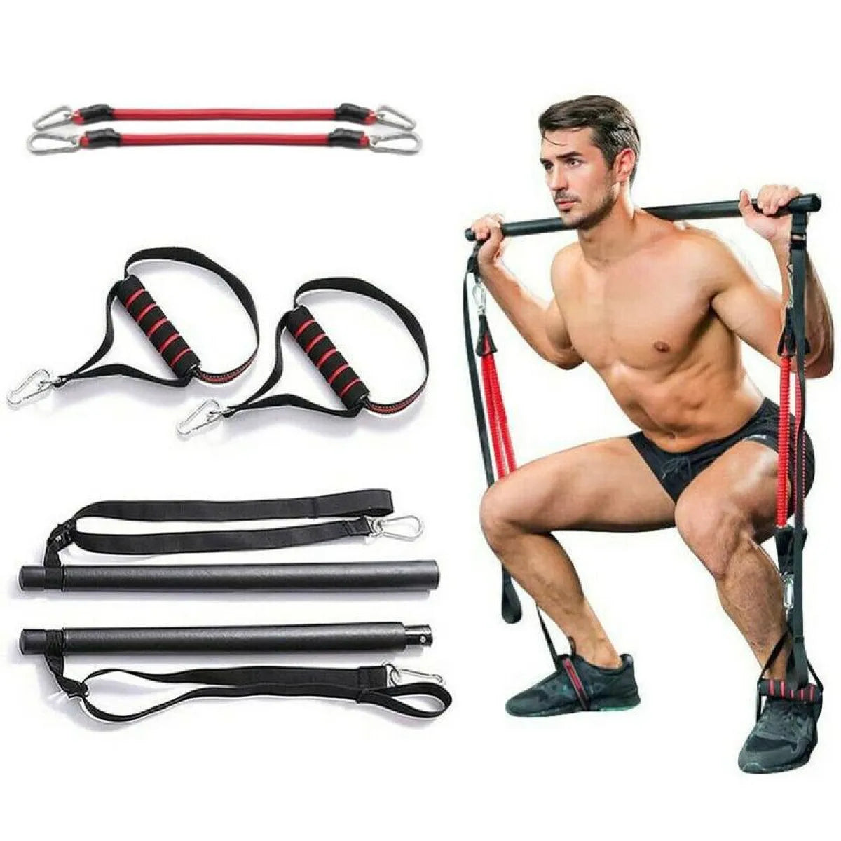 Stretch Bar and Resistance Bands
