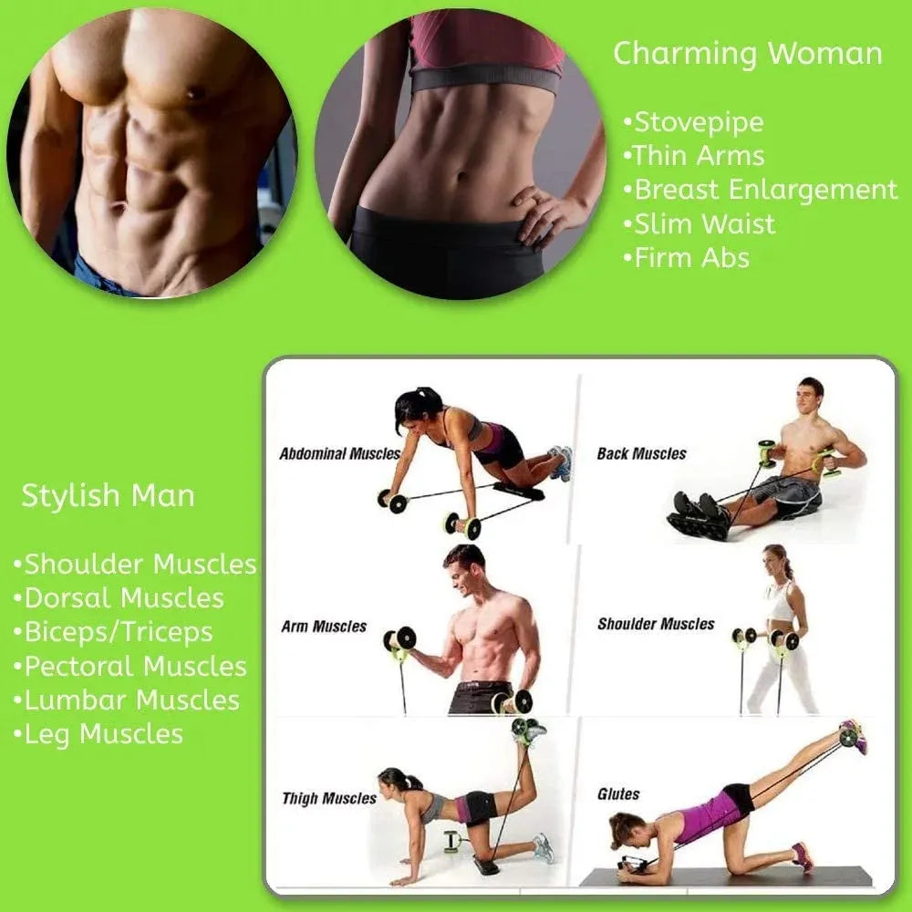 Quiet Abs Roller for Family Workouts